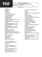 Final Worksheet Second Term