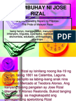 TALAMBUHAY NI JOSE RIZAL (Godinez-Filipino3)