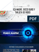 Placa Madre Disco Duro y Tarjeta De1