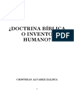 Doctrina Biblica o Invento Humano