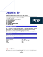 Agorex 60 Adhesivo de Contacto