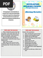 Developing Reading Power Grade 4 | PDF
