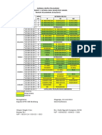 Jadwal Pelajaran Ganjil 14-15