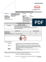 Safety Data Sheet for LOCTITE 262 Threadlocker