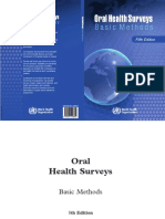 Who Oral Health Survey