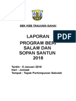 Laporan Program Beri Salam Dan Sopan Santun