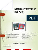 Amenazas internas y externas del Perú