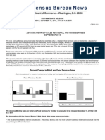 Advance Monthly Sales For Retail and Food Services September 2010