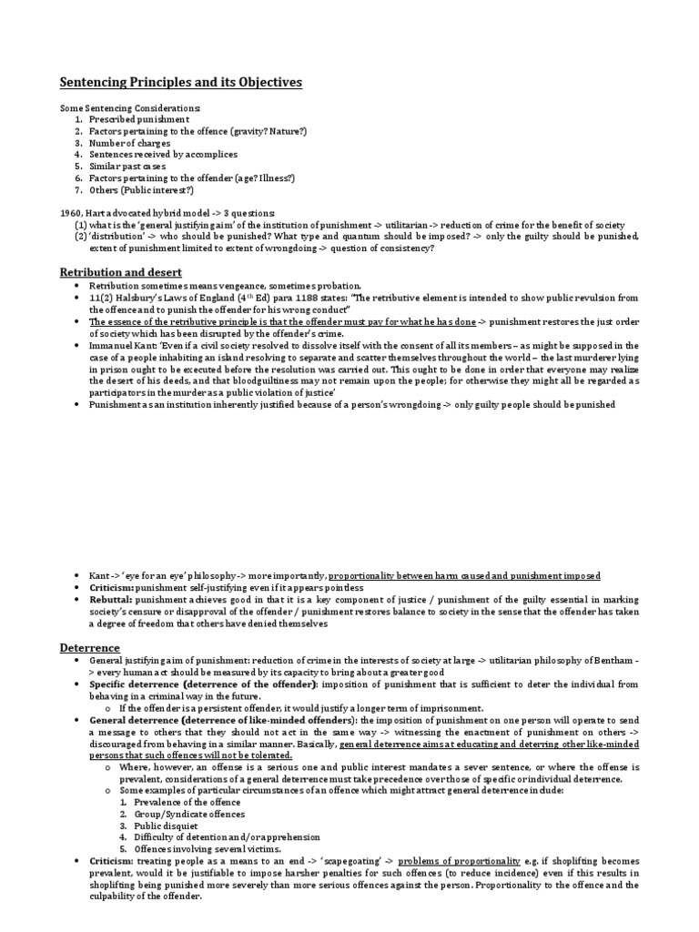 Sherman S Compiled Crim Notes Pdf Deterrence Legal Punishments