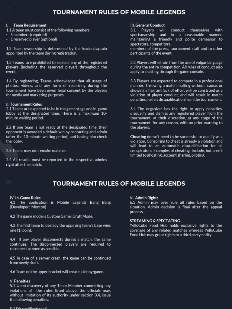 Tournament Rules - ML | PDF | Professional Wrestling | Government