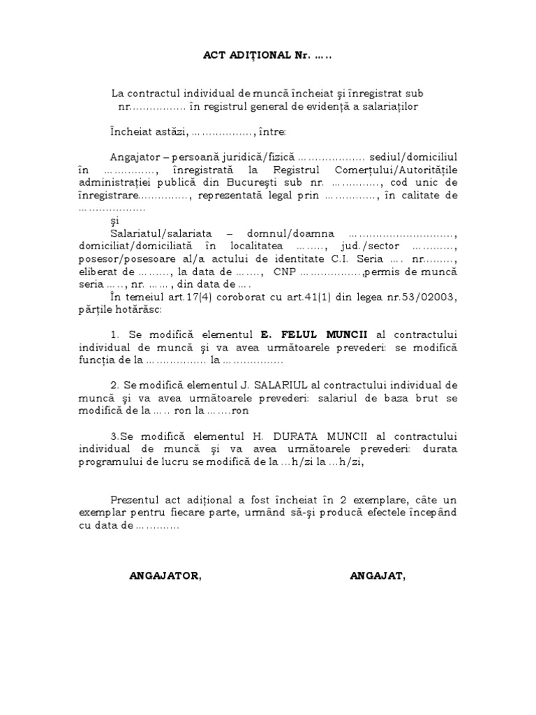 Model Act Aditional Pdf