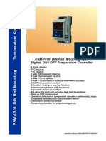 ESM-1510 DIN Rail Mounting Type Digital, ON / OFF Temperature Controller