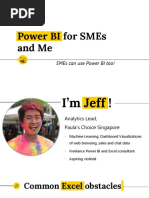 Power BI For SMEs and Me