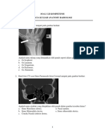 Soal Uji Kompetensi Anatomi Radiologi