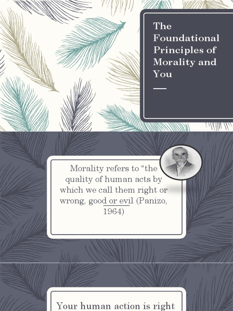 Foundational Principles of Morality | PDF | Golden Rule | Natural Law