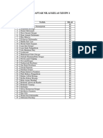 Daftar Nilai Kelas Xii Ips 1