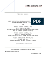 US Army - Exploded Diagrams and Parts Lists - 4X4 Quarter-Ton Utility Truck (M151, M825, M718)