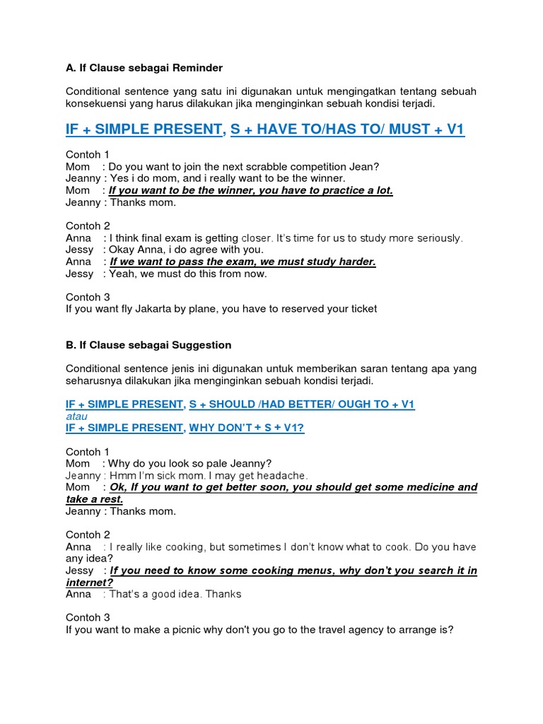 Conditional Sentence Linguistics Grammar