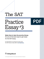 PDF Sat Practice Test 3 Essay