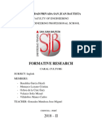 Formative Research: Universidad Privada San Juan Bautista