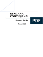 Rencana Kontinjensi: Reaktor Kartini