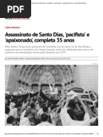 Assassinato de Santo Dias, 'Pacifista' e 'Apaixonado', Completa 35 Anos — Rede Brasil Atual
