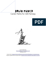Goblin Punch Career Paths For 3d6 Fantasy PDF