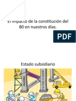 El Impacto de La Constitucion Del 80 Apoyo