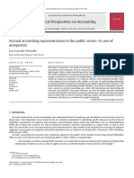 Critical Perspectives On Accounting: Accrual Accounting Representations in The Public Sector-A Case of Autopoiesis