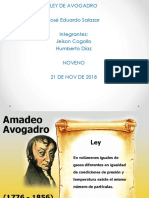 Ley de Avogadro