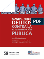 Delitos contra la administración Publica