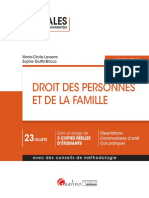 Partiels 2018 Lextenso Étudiant Jour 3 - L1 - Droit Des Personnes Et de La Famille (Gualino - Annales Corrigées Et Commentées)