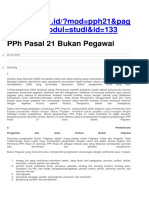 PPH Pasal 21 Bukan Pegawai