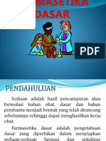 Pengantar Farmaseutika Dasar