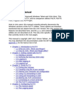 PuTTY User Manual PDF