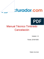 Manual Técnico Timbrado Cancelación