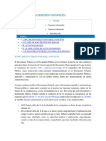 Actas y Documentos Notariales