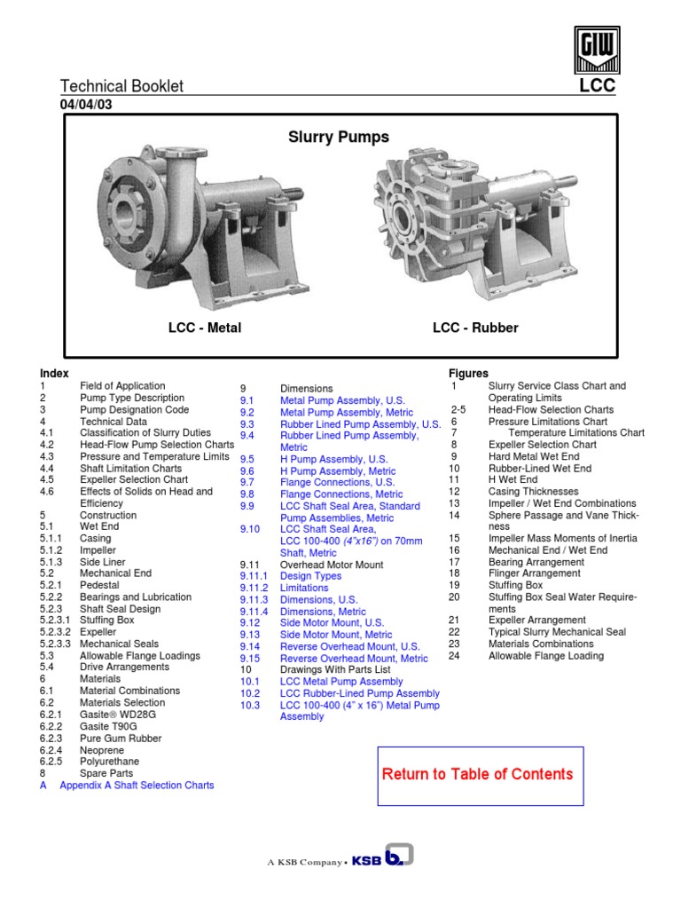 Slurry Pump Guide for Engineers | PDF | Bearing (Mechanical) | Pump