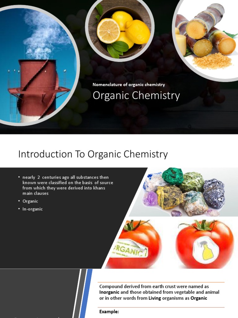 Organic Chemistry Nomenclature Guide | PDF | Organic Compounds | Alkane