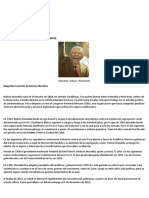 Biografía de Nelson Mandela