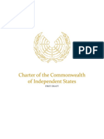 Charter of The Commonwealth of Independent States: First Draft