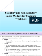 Statutory Welfare For Work Life