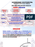 Nivelación geométrica: determinación de desniveles entre puntos