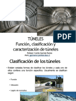 Tuneles 2 Unid. 1 Funcion, Clasificacion y Caracteristicas de Tuneles (CLASE N°1)