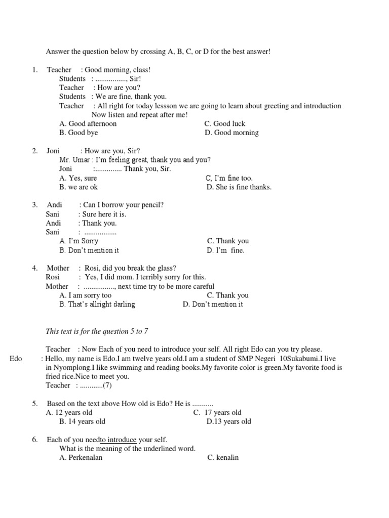 Latihan Adjective Watt Electricity