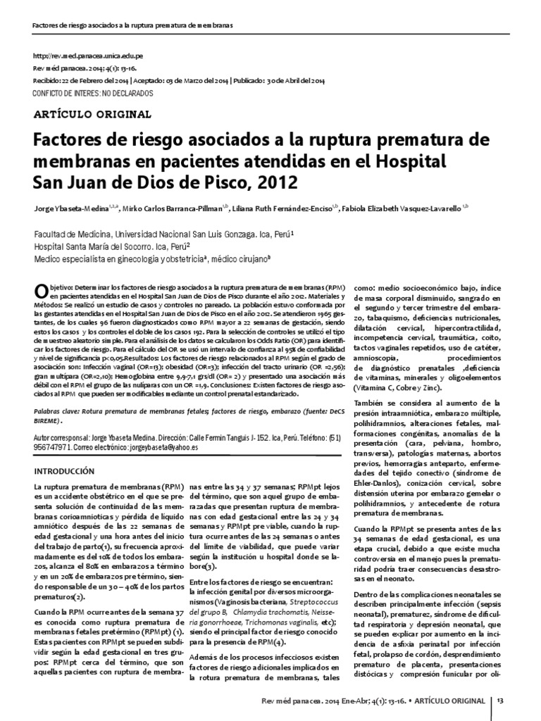 Revista RPM Ginecologia | PDF | Medicina CLINICA | Especialidades Medicas