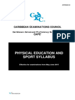 CAPE Physical Education & Sport