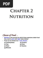 Form 2 Science Chapter 2 Nutrition