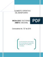 16-08-17 Reglamento Operativo Convocatoria 727 de 2015 Modificación Junta Administradora