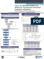 Using Trajectory For Different Models and Operation Conditions For Synchronous Generator Parameter Estimation